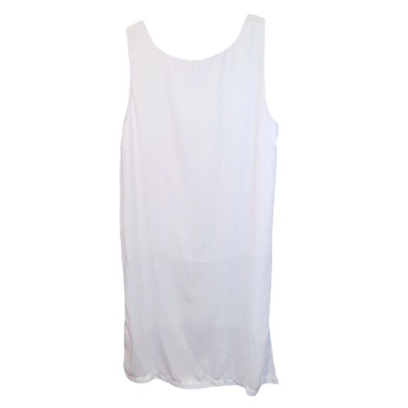 Soft Surroundings White Bi-Level Tank Blouse Size L - Picture 2 of 2